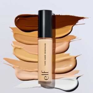 e.l.f. Cosmetics Cream concealer delivers 16-hour full coverage. All e.l.f. products are free from phthalates, parabens, nonylphenol ethoxylates, triclosan, triclocarban, and hydroquinone. All e.l.f. products are cruelty free and vegan. e.l.f. is proud to partner with Fair Trade USA™ and manufacture products in Fair Trade Certified™ facilities. Look for the Fair Trade Certified™ seal on your e.l.f. product!