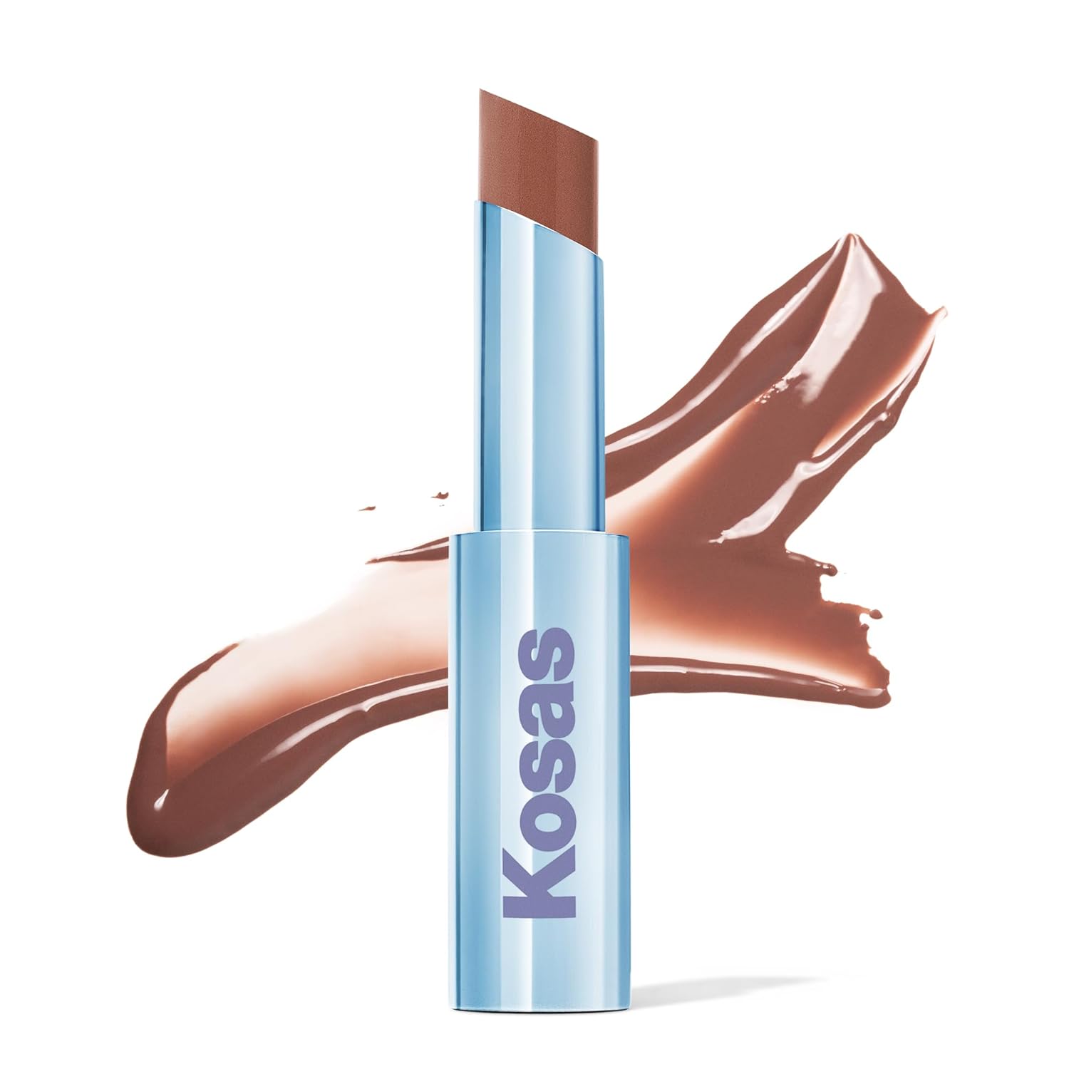 Kosas Wet Stick Moisturizing Shiny Sheer Lipstick with Ceramides, Hyaluronic acid, Peptides and Mango Butter - Soothes, Softens, and Moisturizes Lips